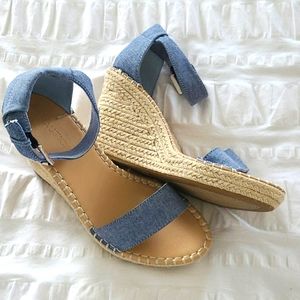 Brand New! Nautical espradille wedge sandal